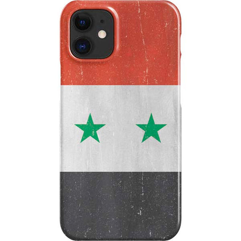 Syria Flag Distressed iPhone 12 Mini Lite Case